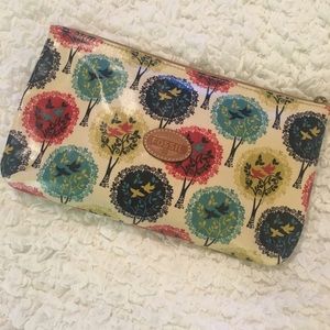 NWOT FOSSIL Birds & Trees Bag